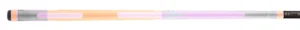 Poison Candy Pool Cue with Carbon Fiber Shaft - Peach/Lavender