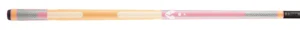 Poison Candy Pool Cue with Carbon Fiber Shaft - Peach/Pink