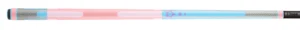 Poison Candy Pool Cue with Carbon Fiber Shaft - Pink/Light Blue