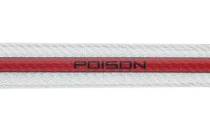 Poison Maelith Pool Cue with Carbon Fiber Shaft - Grey/Red