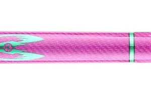 Poison Maelith Pool Cue with Carbon Fiber Shaft - Magenta/Black
