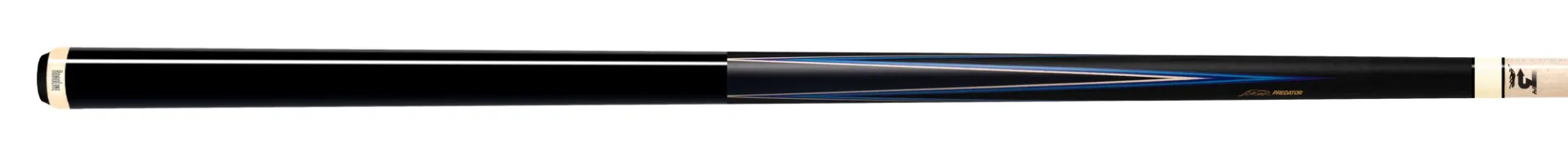 Predator 4 Point Sneaky Pete Black / Blue Points No Wrap Pool Cue