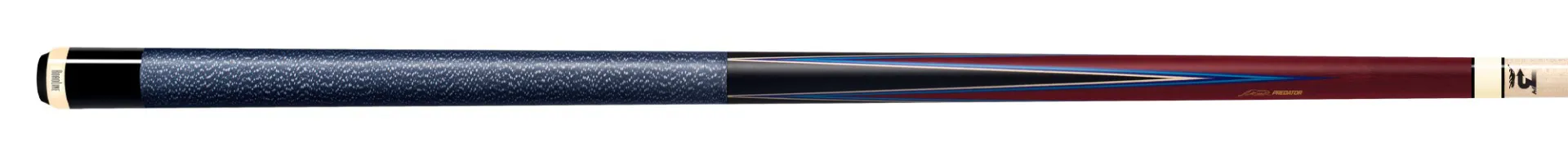 Predator 4 Point Sneaky Pete Purple Heart / Blue Points Linen Wrap Pool Cue