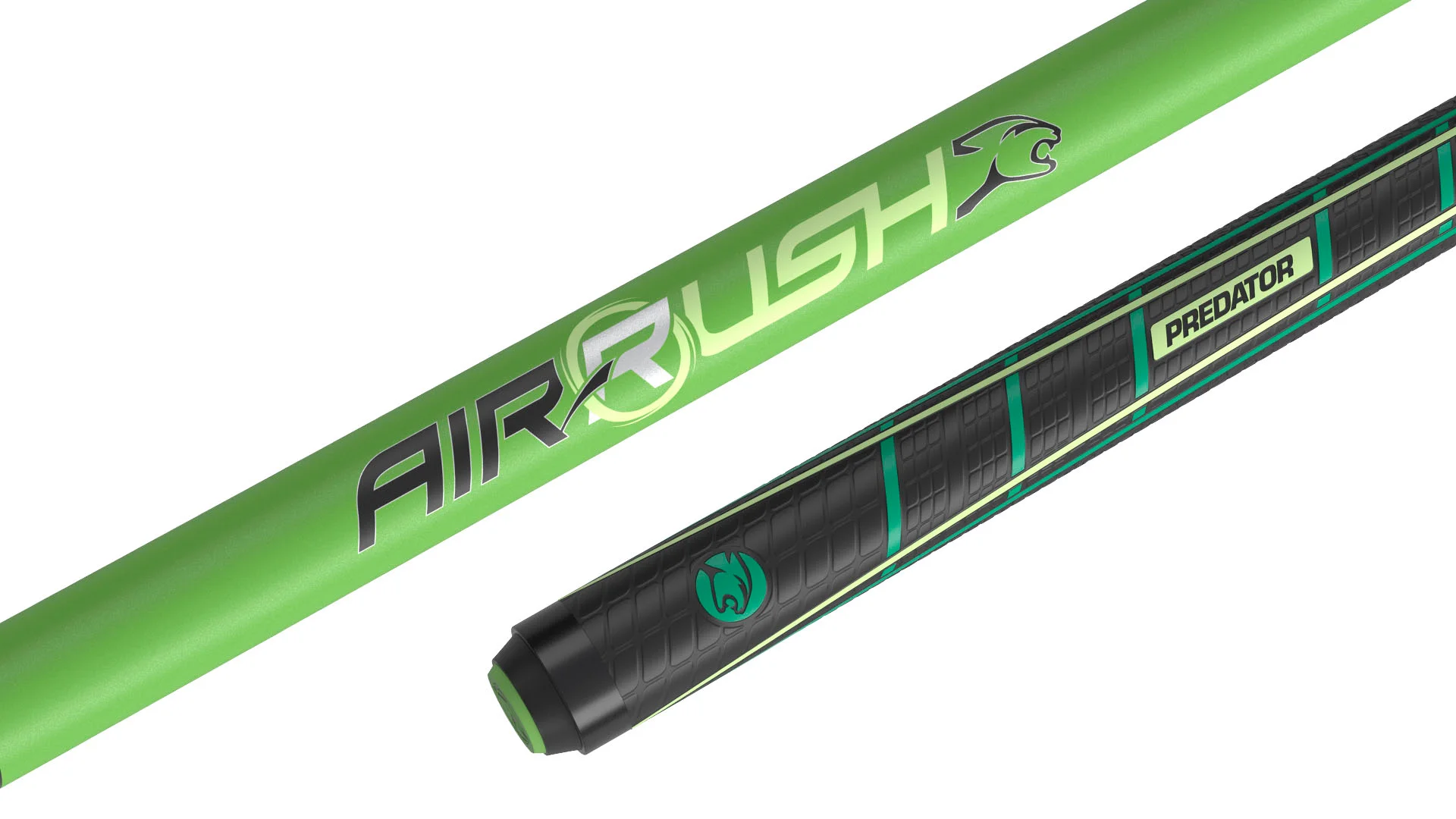 Predator Air Rush Neon Green Jump Cue - Sport Wrap - Image 3