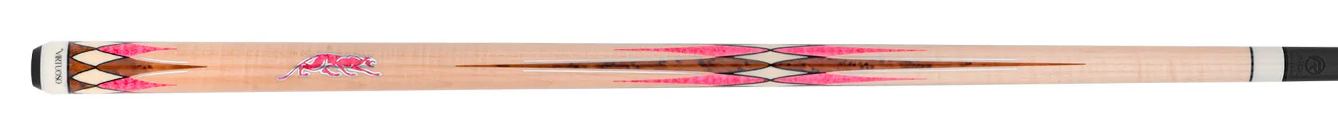 Predator Virtuoso Curly Maple/Pink No Wrap Pool Cue