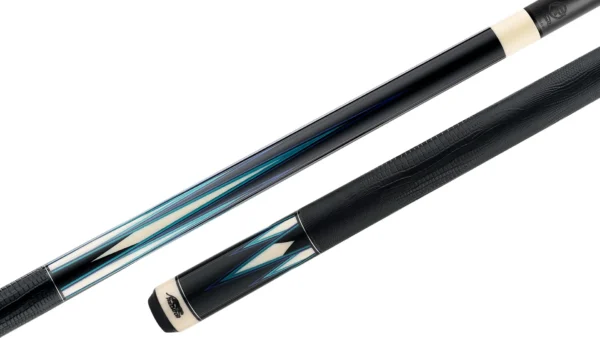True Guide Pool Cue Predator LE True Splice 16 Pool Cue - Ebony with Blue/Teal Points ...