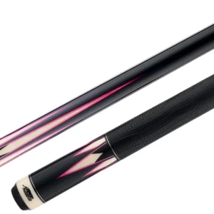 Predator LE True Splice 16 Pool Cue - Ebony with Purple/Pink Points - Leather Wrap